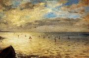 Eugene Delacroix The Sea from the Heights of Dieppe painting